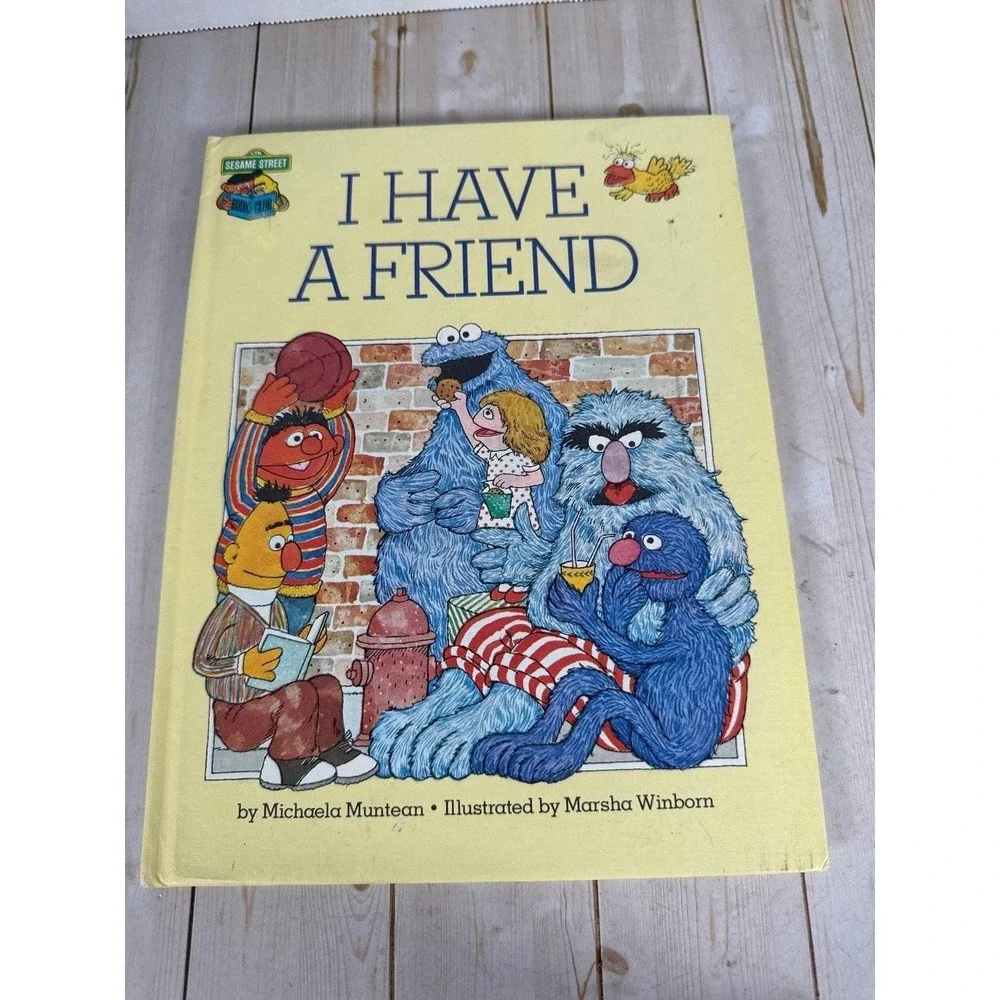 Vintage Sesame Street Book Club Lot 8 Big‎ Bird Friendship Stories 1980s